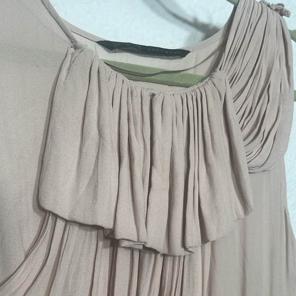 Zara - Zara classic Chic Two-Tone Sleeveless Dress - Picture 4 of 6